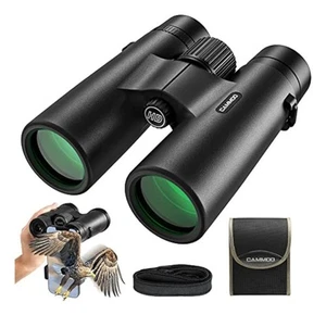 12x42 HD Binoculars, IPX7 Fog &Waterproof, Large View SMC Lens Bright BAK4 Prism - Picture 1 of 19