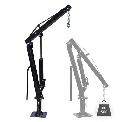 Pickup Kran Ladekran 500kg 360° Drehkranz beladen Lasten entladen Ladung - Bild 1 von 3