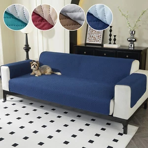 Reversible Sofa Cover Waterproof Couch Cover Washable Protector for Pets Kids - Picture 1 of 29