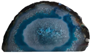 ACHATGEODE AMETHYST DRUSE KRISTALL EDELSTEIN ACHAT GEODE BERGKRISTALL QUARZ - Bild 1 von 3