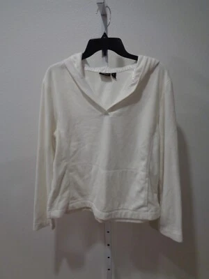 Sudadera con capucha para mujer Tek Gear blanca polar talla XL poliéster manga larga bolsillos Foto 1 de 4