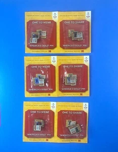 2002 Winter Olympics Kodak "Americas Gold" Pins - Lot of 6 - Granato Lapinski 6x - Picture 1 of 2