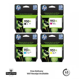 HP 950XL / 951XL Ink Cartridges Multipack & Black for HP Officejet Pro 8100e LOT - Picture 1 of 6