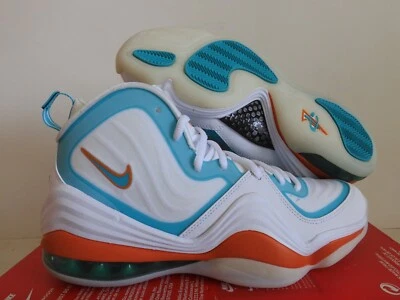 耐克 Air Penny V 5 Miami Dolphins 白色 Oracle Aqua 男式 8 码 [CJ5396-100] — 第 1/4 张图片