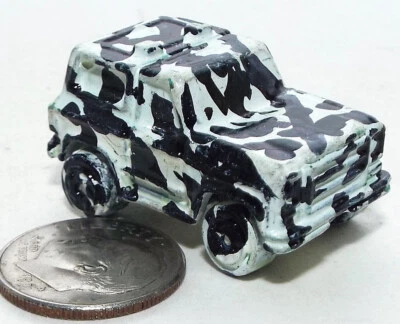 Small Micro Machine Military Blazer Repainted Black & White - Image 1 of 3