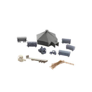 Spur N Zirkus Komplettset unlackiert, viele Einzelmodelle, frei stellbar - Bild 1 von 11