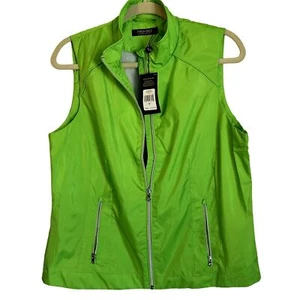 Nuevo con etiquetas Chaleco Polo Ralph Lauren Verde Lima Para Mujer Precio de venta sugerido por el fabricante 125 USD Grande - Imagen 1 de 9