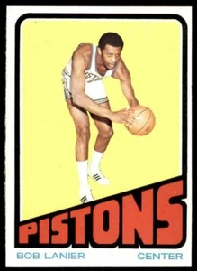 1972-73 Nm-Súper Bonita Oferta de Marca Bob Lanier segundo año 23 Detroit Pistons #80 - Imagen 1 de 2
