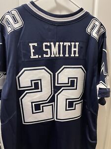 Emmitt Smith Nike On Field Dri Fit Dallas Cowboys Jersey XXL Navy