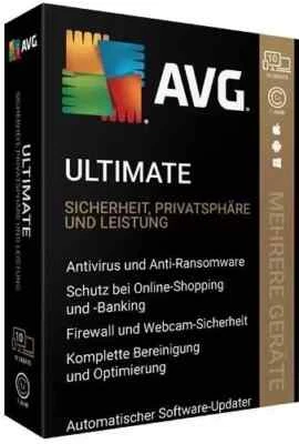 AVG Ultimate VPN Antivirus TuneUp 10 Geräte 1 Jahr 5 Minuten Versand - Bild 1 von 2