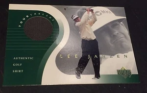 LEE JANZEN 2001 Upper Deck Golf TOUR THREADS Relic USED Shirt PGA Memorabilia! - Picture 1 of 2