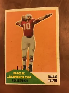Dick Jamieson 1960 Fleer #5 nice corners, slightly off center,shallow crease - Picture 1 of 4