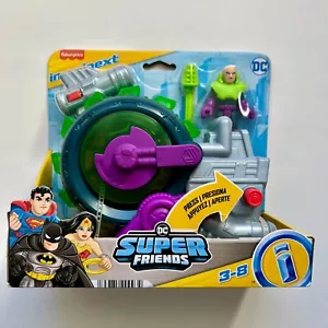 Imaginext DC Super Friends Lex Luthor Luther Spinning Saw Vehicle - Tariff Free - Picture 1 of 8