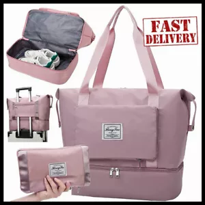 Handgepäck Tasche für Flugzeug Reisetasche Klein Faltbare Handgepäck Koffer DE - Bild 1 von 16