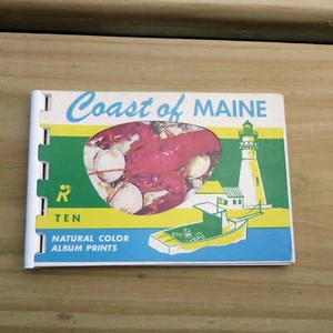 Küste von Maine Midcentury Souvenir Heft 10 Fotos Leuchthäuser Meer kostenloser Versand - Bild 1 von 5