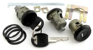 Door and Trunk Lock Set With Late Model Keys For 1986-1992 Camaro Models - Picture 1 of 3