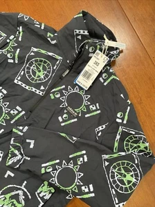 NWT Adidas Men's Adventure Allover Print Archive Anorak Windbreaker Jacket 3XS - Picture 1 of 10