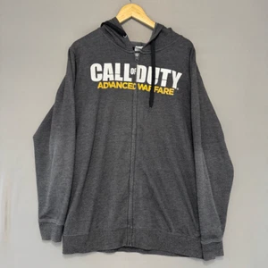 Call Of Duty Advanced Warfare Men’s Grey Zip Up Hoodie Size XL Video Game - Picture 1 of 9