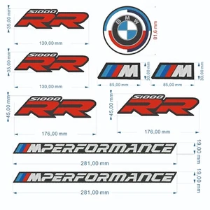 PATCH KIT TOPPE BMW VINTAGE RR S1000 PERFORMANCE RICAMATE REPLICHE TERMOADESIVE - Foto 1 di 1