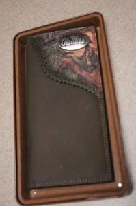 ZEP-PRO Ole Miss Rebels Roper Leather Fence Row Camo Wallet with TIN GIFT BOX - Picture 1 of 8