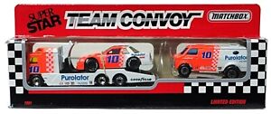 1:87 (MATCHBOX) NASCAR® #10 "PUROLATOR©" SUPER STAR TEAM  CONVOY™ Car-Van-Truck