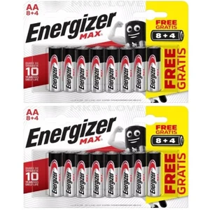24 x Energizer max AA Alkaline Single Use Batteries (2 Pack of 12) - Picture 1 of 1