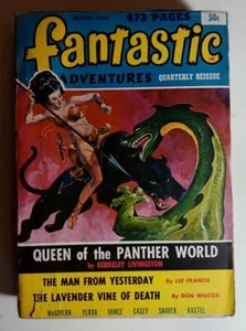 FANTASTIC ADVENTURES QUARTERLY WINTER 1948 RICHARD S SHAVER WILLIAM P MCGIVERN - Picture 1 of 5