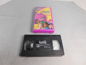 Barney Happy Mad Silly Sad VHS 2003 Putting A Face To Feelings Ages 1-8 - Picture 1 of 3