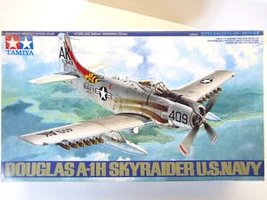 Tamiya 1:48 Scale U.S. Navy Douglas A-1H Skyraider model kit # 61058*2800 - Picture 1 of 12
