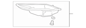 Genuine GM Oil Pan 12726914 2019-2024 Genuine GM Oil Pan (Replaces 12713653) - Picture 1 of 3