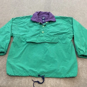 Vintage Gap Anorak Pullover Jacket Youth Size Large Lightweight Colorblock 20x23 - Picture 1 of 11