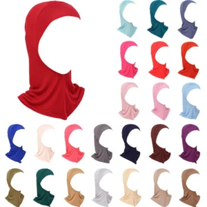 Muslim Women Hijab Underscarf Inner Caps Neck Cover Ninja Arab Headwear Bonnet - Picture 1 of 41