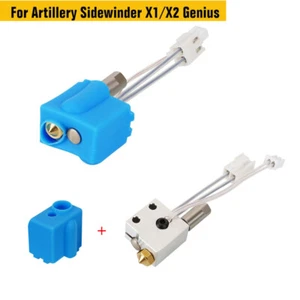 24V 64W Thermistor Nozzle For Artillery Sidewinder X1 X2 Printer Head Hotend Kit - Photo 1/11