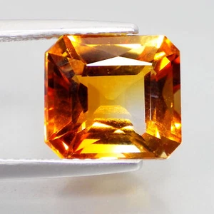 4.27 Ct Valuable Octagon (10 x 9 mm) Natural Orange Madeira Citrine Gemstones - Picture 1 of 4