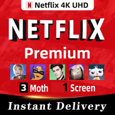 3 Month NETFLiiX 4K PRIVATE PROFILE Fast Delivery 