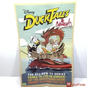 Poster promozionale IDW 2017 Disney Duck Tales serie fumetti - firmato da Joe Caramagna - Foto 1 di 6