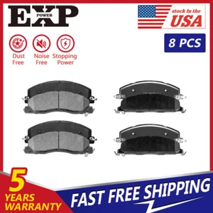 For 2009 2010 2011- 2018 Dodge Ram 2500 3500 Front Rear Ceramic Disc Brake Pads - Foto 1 di 6