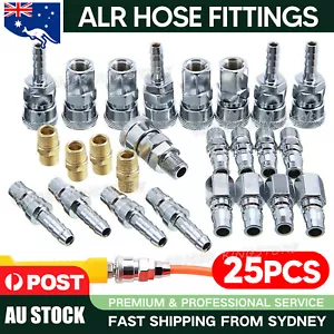 25X Air Hose Fittings Nitto Type Male Female Barb Coupler Compressor Air Tools - Picture 1 of 9