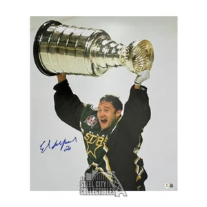 Ed Belfour Autographed Dallas Stars 16x20 Hockey Photo - BAS - Picture 1 of 1