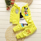 Kid Baby Girl Outfit Sweatshirt Tracksuit Long Pants Sets Clothes Age 1-7 Years!