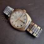 Vintage 1960s Sekonda Day Date Automatic Watch. Made In USSR. Restored