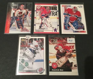 PATRICK ROY SCORE PINNACLE UPPER DECK PRO SET CANADIENS 5 CARD LOT HOF GOALIE - Photo 1/1