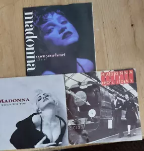 Madonna x 3 singles Job Lot . 7" vinyl all in very good condition . - Picture 1 of 9
