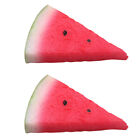  2 Pcs Fälschung Gefälscht Simulierte Wassermelone Wassermelonenscheiben