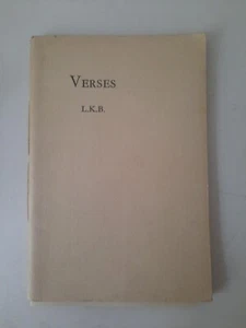 1940s Barrie, Lilian K Verses with Signed Letter - Imagen 1 de 12