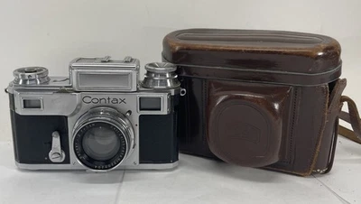复古蔡司 Ikon Contax IIIa 测距仪声纳胶片相机 带保护壳 未测试 — 第 1/4 张图片