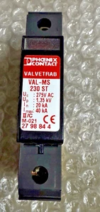 PHOENIX CONTACT VAL-MS 230 ST VALVETRAB & SURGE PROTECTION BASE - Picture 1 of 2