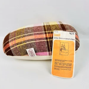 Vintage Dritz 562 Dressmaker's Ham Pressing Aid Cotton Side & Wool Side C18 - Picture 1 of 8
