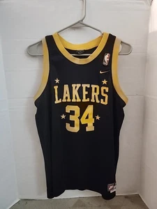 Vintage 34 O'NEAL LOS ANGELES LAKERS by Nike NBA Basketball Jersey - Size XL - Picture 1 of 3