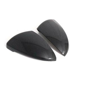 For Kia Forte K3 2019-2024 Carbon Fiber Exterior Rear View Mirror Molding Cover - Picture 1 of 8